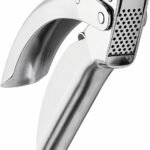 stainless steel garlic press
