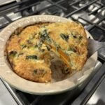 sweet potato crust vegetable quiche